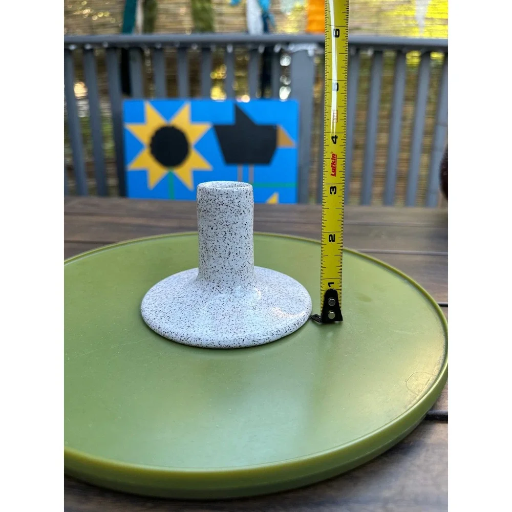 Jordan‎ B Ceramics Handmade Taper Candle Holder Minimalist Hygge Speckle